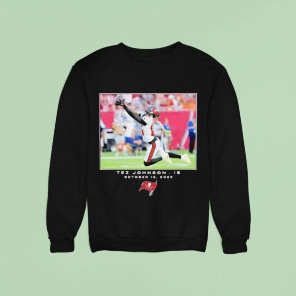 Tampa Bay Buccaneers Tez Johnson Nfl Flash Features Week Sweatshirt