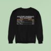 Ted Williams All Time Baseball War Leaders Sweatshirt