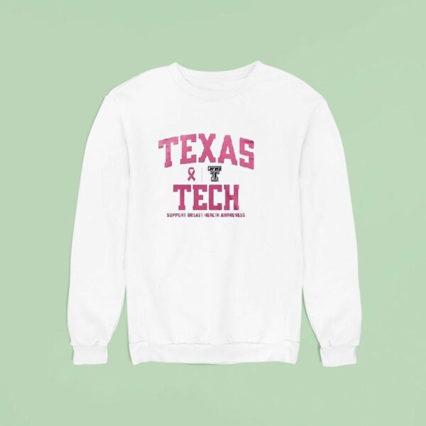 Texas Tech Breast Cancer Awareness Month Logo Sweatshirt
