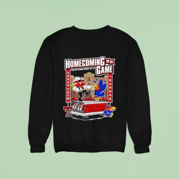 Texas Tech Raider Power Vs Kansas Featherweight Homecoming Gameday Sweatshirt