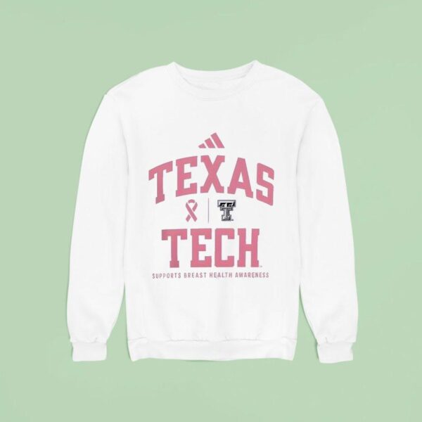 Texas Tech Red Raiders Sideline Breast Cancer Health Awareness Sweatshirt