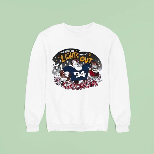The Night The Lights Went Out Auburn Tigers Vs Georgia Bulldogs Sweatshirt