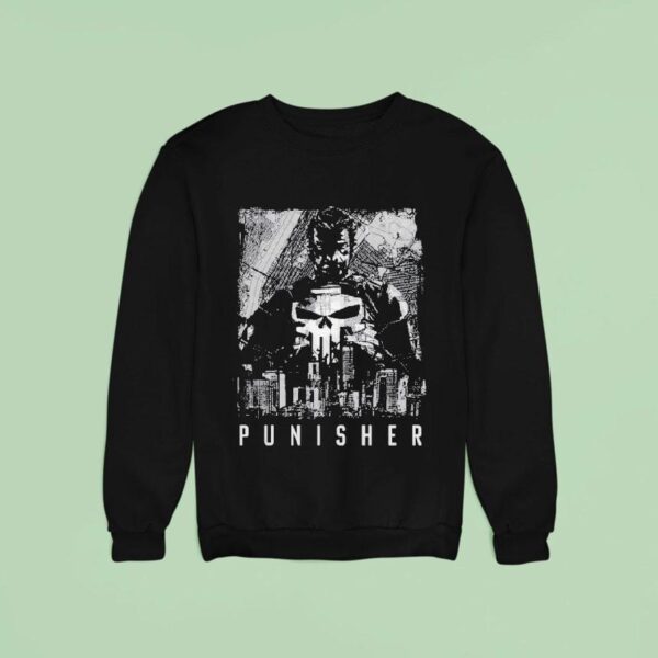 The Punisher Nyc Skyline Forge Sweatshirt