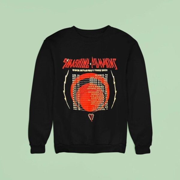 The Smashing Pumpkins Rock Invasion Tour Sweatshirt