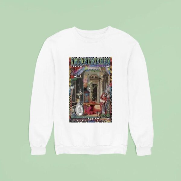 The Strokes October Abraham Chavez Theatre El Paso Tx Sweatshirt