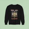 This Girl Loves Her Green Bay Packers Skeleton Halloween Sweatshirt