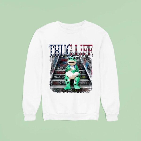 Thug Life Portland Frog Protes Sweatshirt