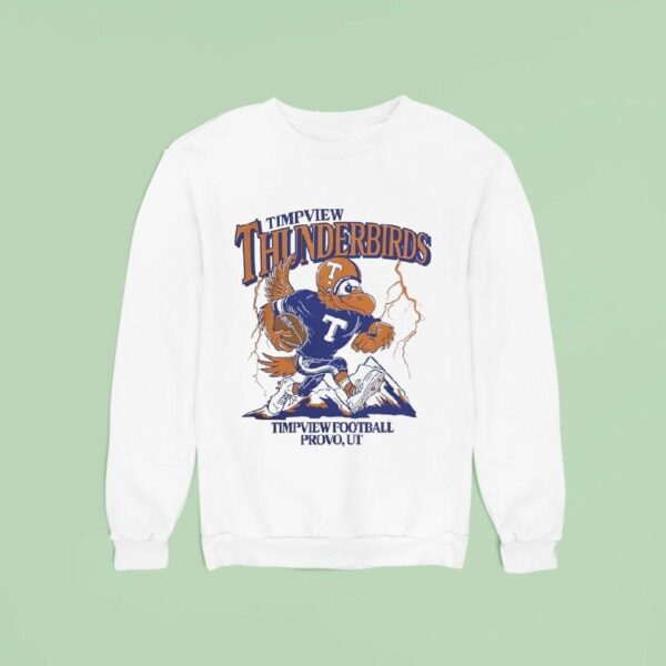 Timpview Thunderbirds Football Mascot Lightning Sweatshirt