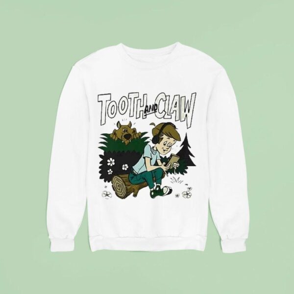Tooth And Claw Podcast Don T Look Behind You Sweatshirt
