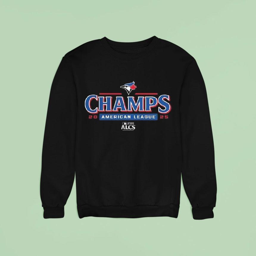 Toronto Blue Jays American League Champions Bloop Single Roster Sweatshirt Toronto Blue Jays American League Champions Bloop Single Roster Sweatshirt