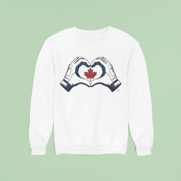 Toronto Blue Jays Canada Heart Hands Sweatshirt