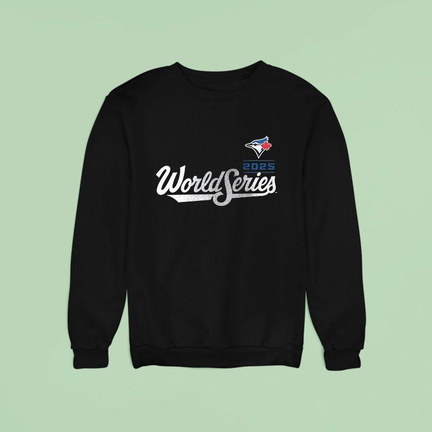 Toronto Blue Jays Max Scherzer World Series Name And Number Sweatshirt Toronto Blue Jays Max Scherzer World Series Name And Number Sweatshirt