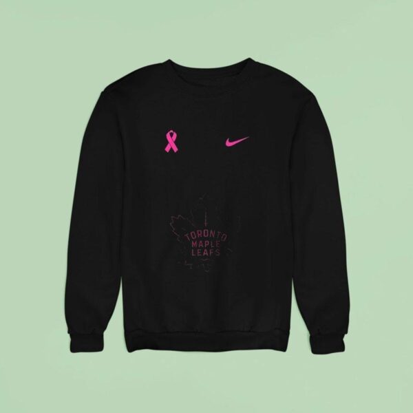 Toronto Maple Leafs Breast Cancer Awareness Sweatshirt