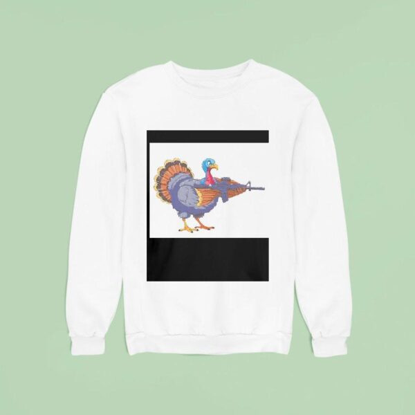 Triggered Turkey Graphic Sweatshirt
