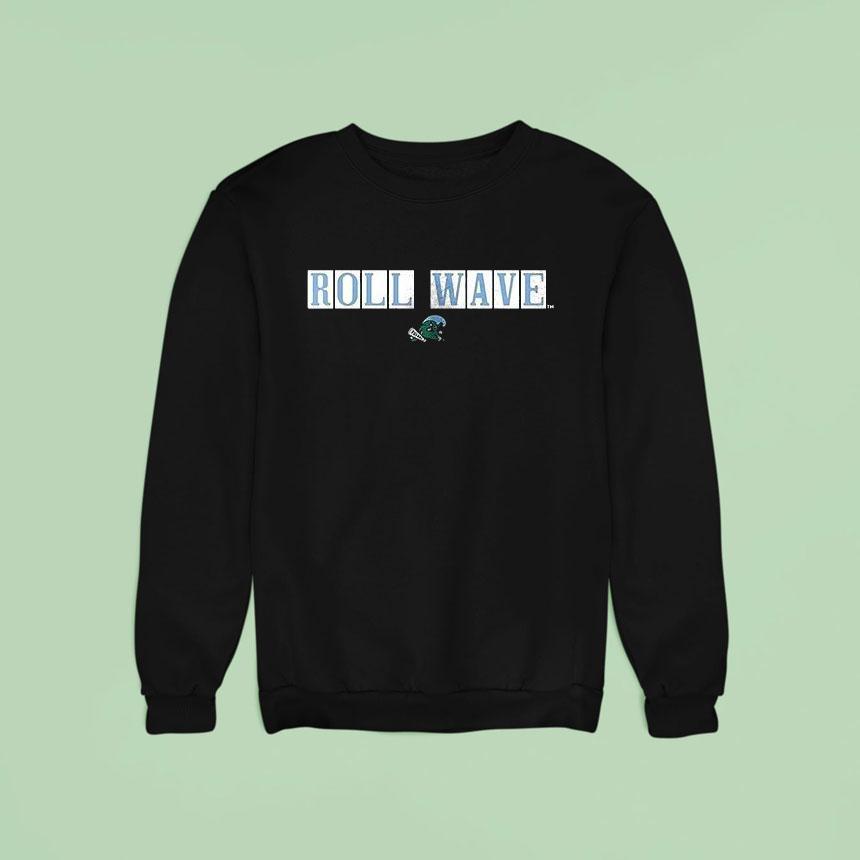 Tulane Green Wave Roll Wave Preston Logo Sweatshirt Tulane Green Wave Roll Wave Preston Logo Sweatshirt