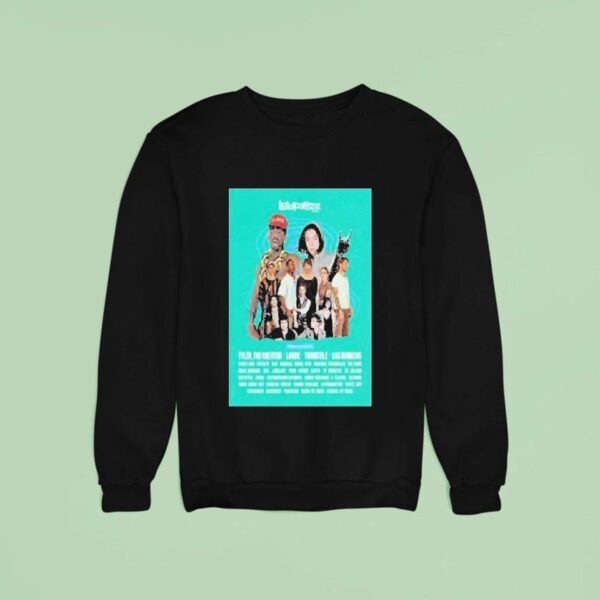 Tyler The Creator Lorde Turnstile Los Bunkers Lollapalooza Chile March Even Sweatshirt