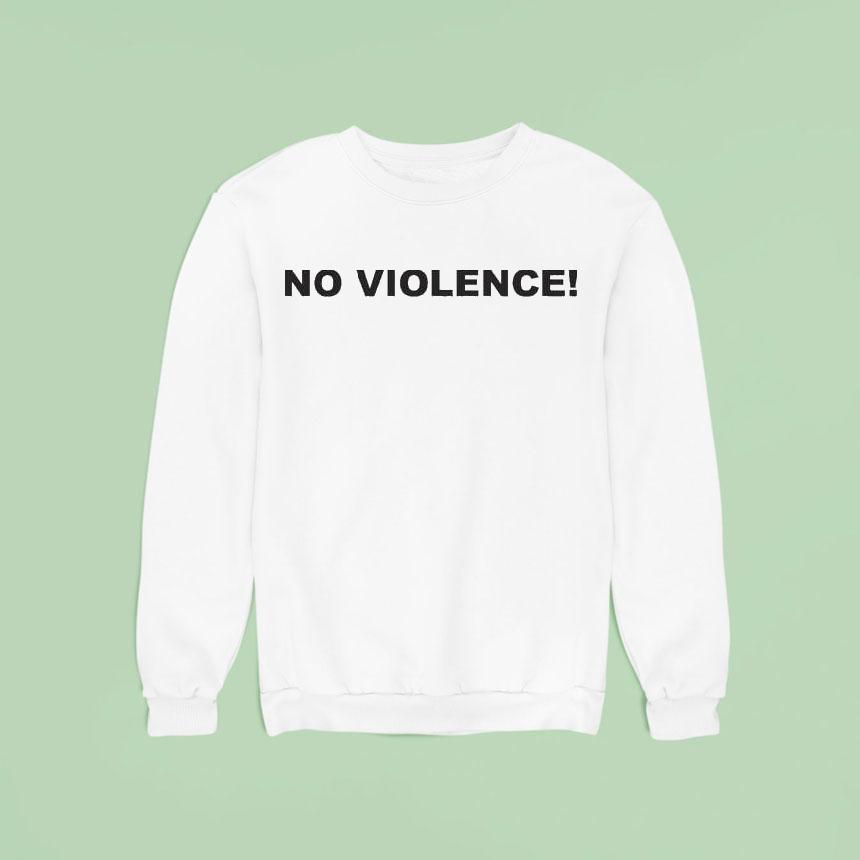 Tyler The Creator No Violence Sweatshirt Tyler The Creator No Violence Sweatshirt