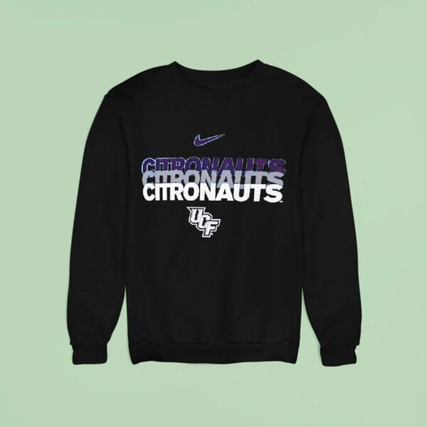 Ucf Knights Light Space Game Citronauts Baseball Legend Logo Sweatshirt