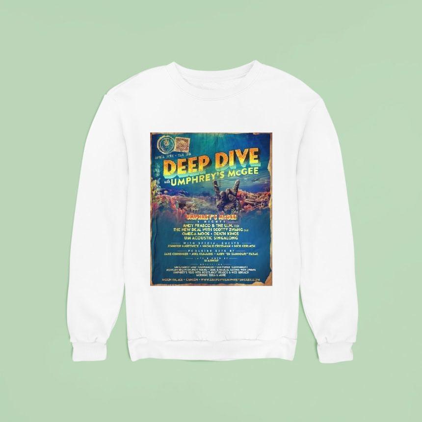 Umphrey S Mcgee Deep Dive Cancun Mexico Sweatshirt Umphrey S Mcgee Deep Dive Cancun Mexico Sweatshirt