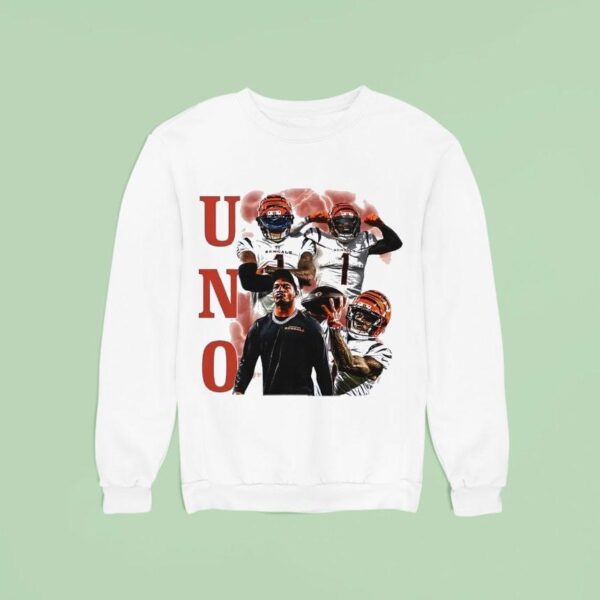 Uno Ja Marr Chase Cincinnati Bengals Football Sweatshirt