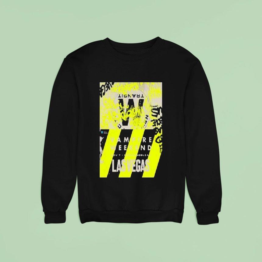 Vampire Weekend Las Vegas Nevada Nov Tour Sweatshirt Vampire Weekend Las Vegas Nevada Nov Tour Sweatshirt
