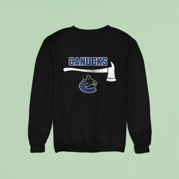 Vancouver Canucks X Emt Day Peace Love Save Lives Sweatshirt