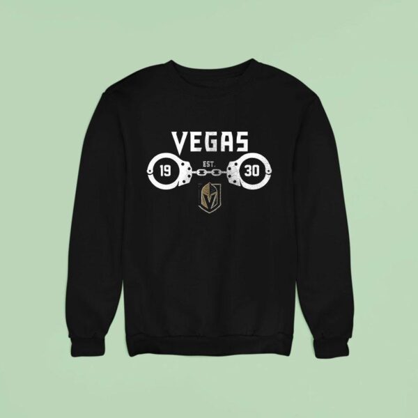 Vegas Golden Knights Law Enforcement Appreciation Day Est Logo Sweatshirt