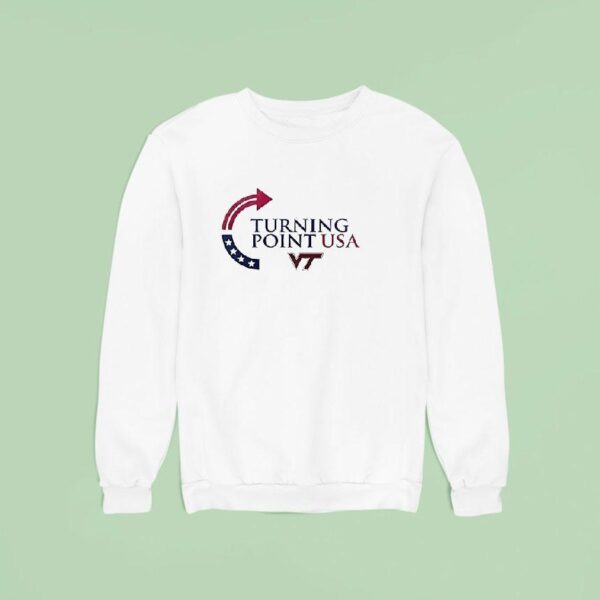 Virginia Tech X Turning Point Usa Charlie Kirk Sweatshirt