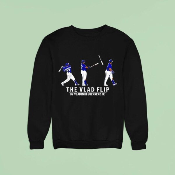 Vladimir Guerrero Jr The Vlad Flip Toronto Blue Jays Baseball Sweatshirt