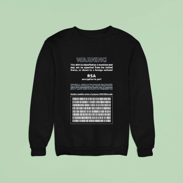 Warning Rsa Encryption In Perl Sweatshirt