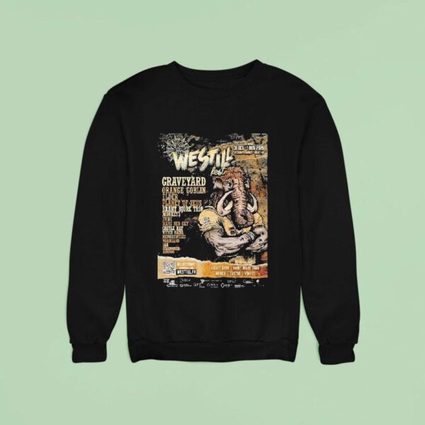 Westill Fest In Valley France At Le Champilambart On October And November Elephan Sweatshirt