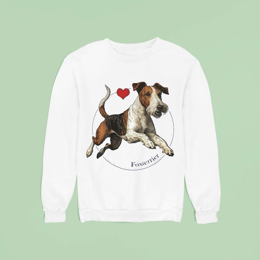 Wire Fox Terrier Dog Sweatshirt Wire Fox Terrier Dog Sweatshirt