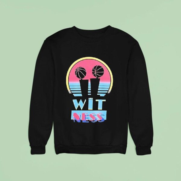 Wit Ness Lebron James Miami Twice Sweatshirt