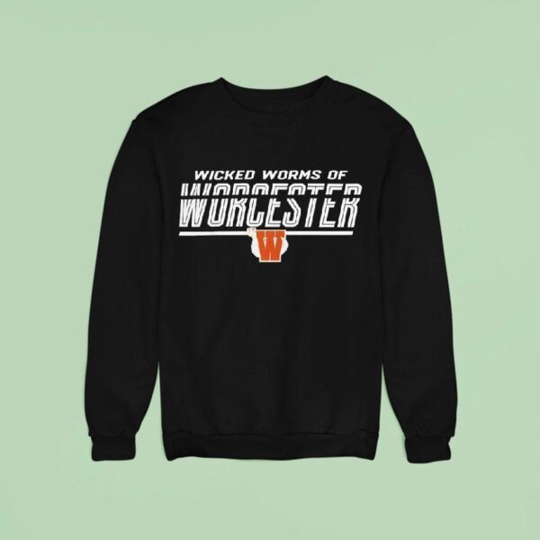 Worcester Red Sox Wicked Worms Of Worcester Burnt Orange Sweatshirt