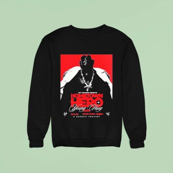 Young Thug The Return Hometown Hero In Atlanta At State Farm Arena On December A Benefi Sweatshirt