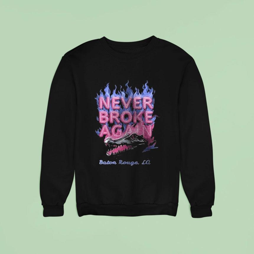 Youngboy Nba Never Broke Again Baton Rouge Skull Sweatshirt Youngboy Nba Never Broke Again Baton Rouge Skull Sweatshirt