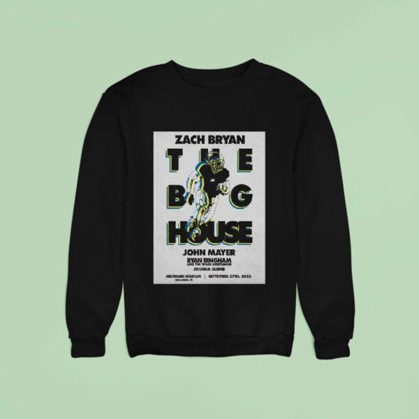 Zach Bryan September Michigan Stadium Ann Arbor Mi Sweatshirt