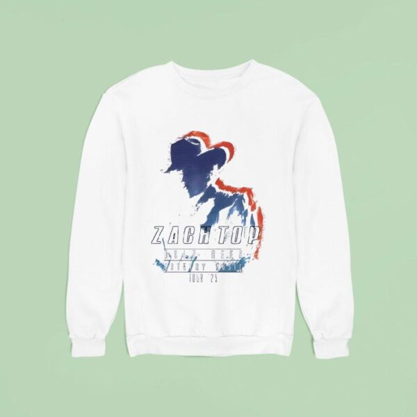 Zach Top Cold Beer Country Music Tour Sweatshirt