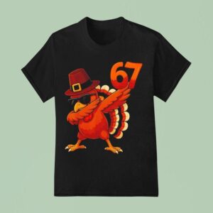 Thanksgiving Thankful Turkey Dabbing T Shirt