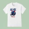 Ac Dc Pwr Up Are You Ready Helmets Cities T Shirt
