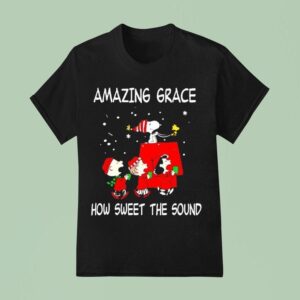 Amazing Grace How Sweet The Sound Peanuts Characters T Shirt