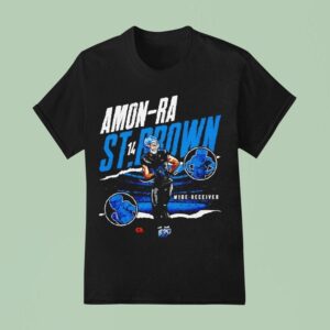 Amon Ra St Brown Detroit Lions Wide Receiver T Shirt