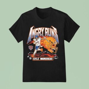Angry Runs Bears Kyle Monangai Chicago Bears Running Back Graphic T Shirt