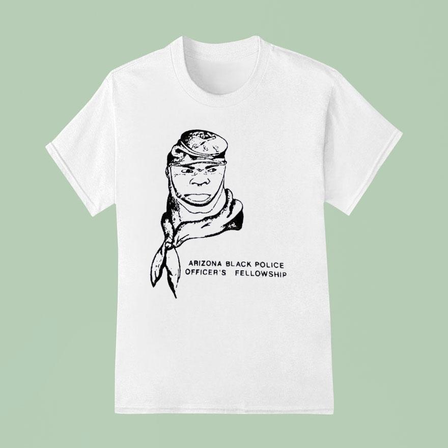 Arizona Black Police Officer S Fellowship T Shirt