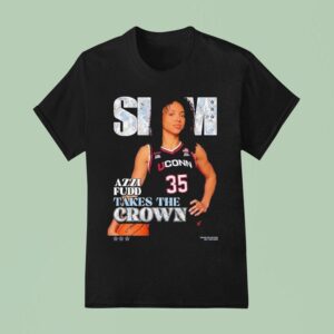 Azzi Fudd Takes The Crown Remix Slam Uconn Huskies T Shirt