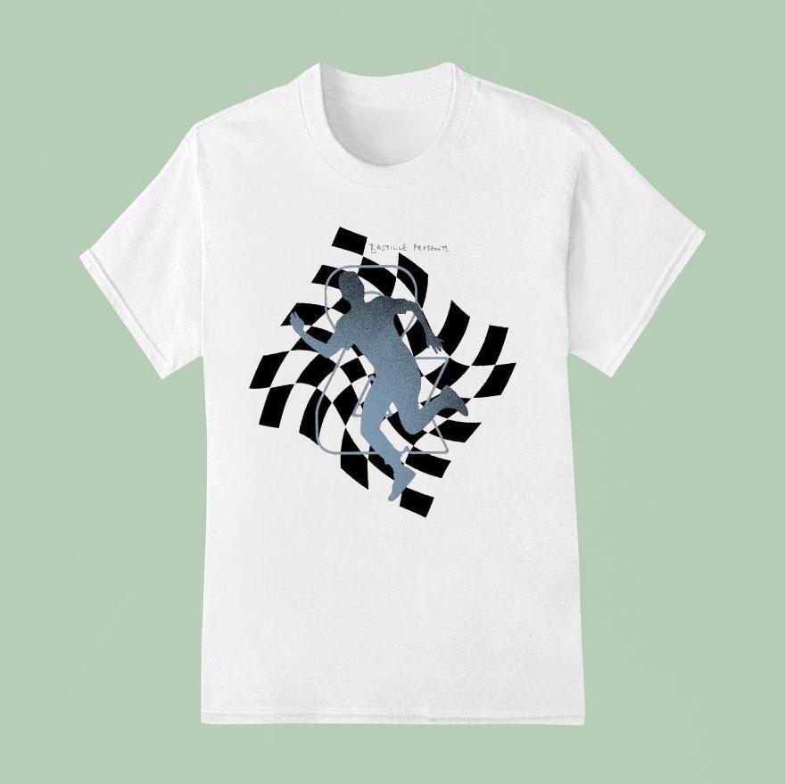 Bastille Checkered Man T Shirt