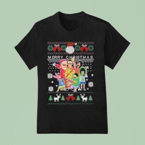 Bob S Burgers Family Ugly Merry Christmas T Shirt