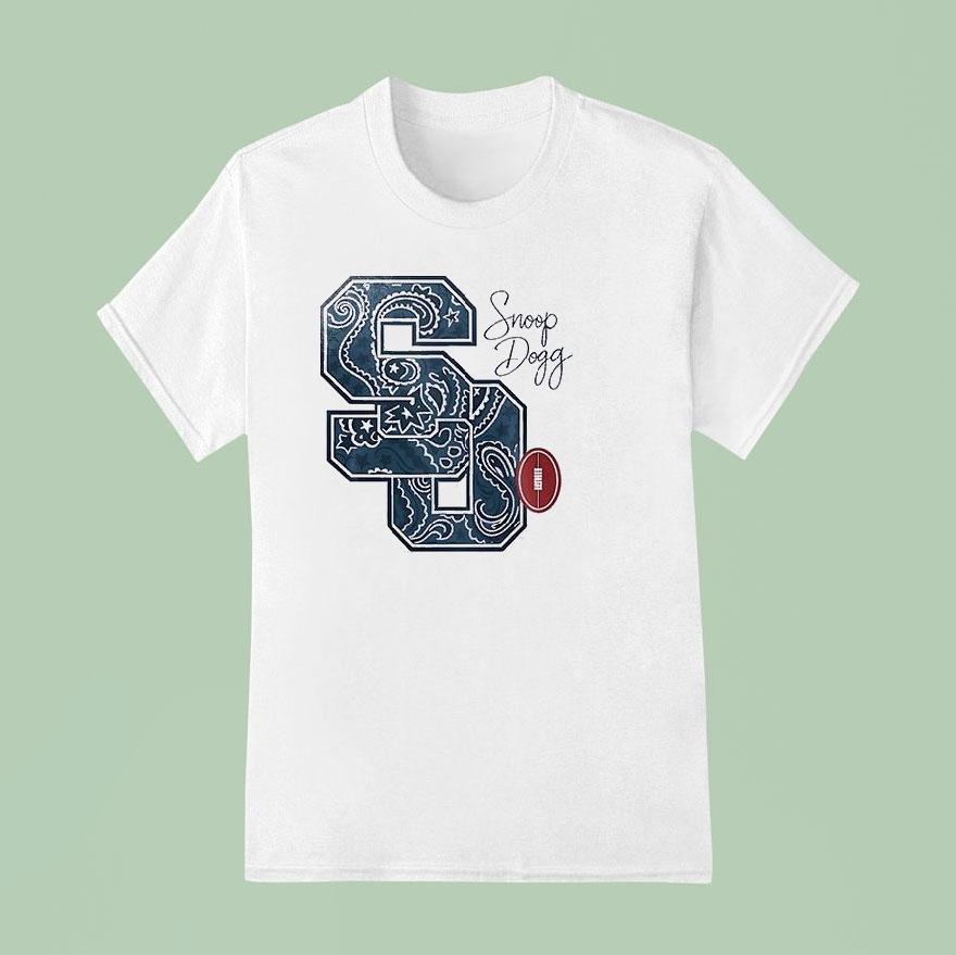 Brisbane Lions X Snoop Dogg Afl Grand Final Celebration Logo T Shirt