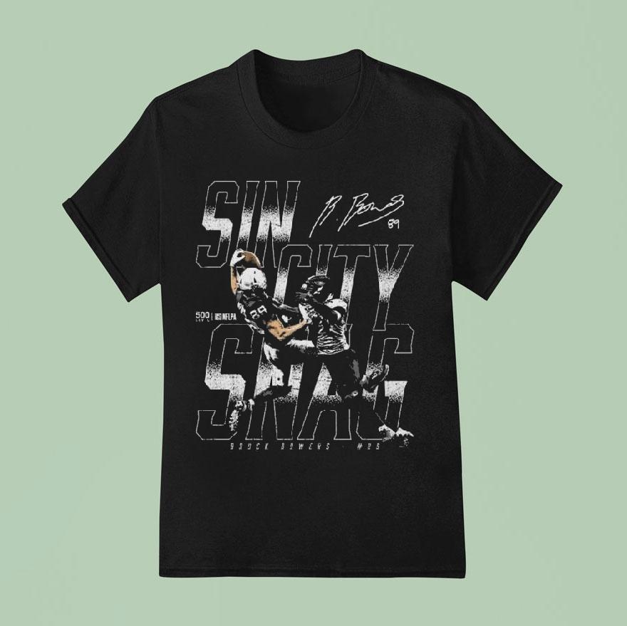 Brock Bowers Las Vegas Sin City Snag T Shirt