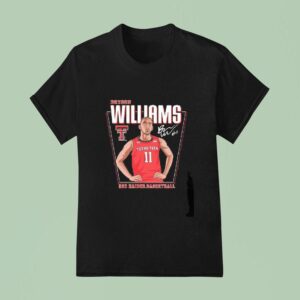 Bryson Williams Texas Tech Red Raiders Basketball Signature T Shirt
